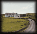 Carolyn climbs the mountain of a driveway up to Ard Einne Guesthouse